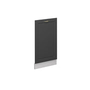Vicco Pannello frontale della lavastoviglie Landhaus antrazit-oro 45 cm senza piano di lavoro