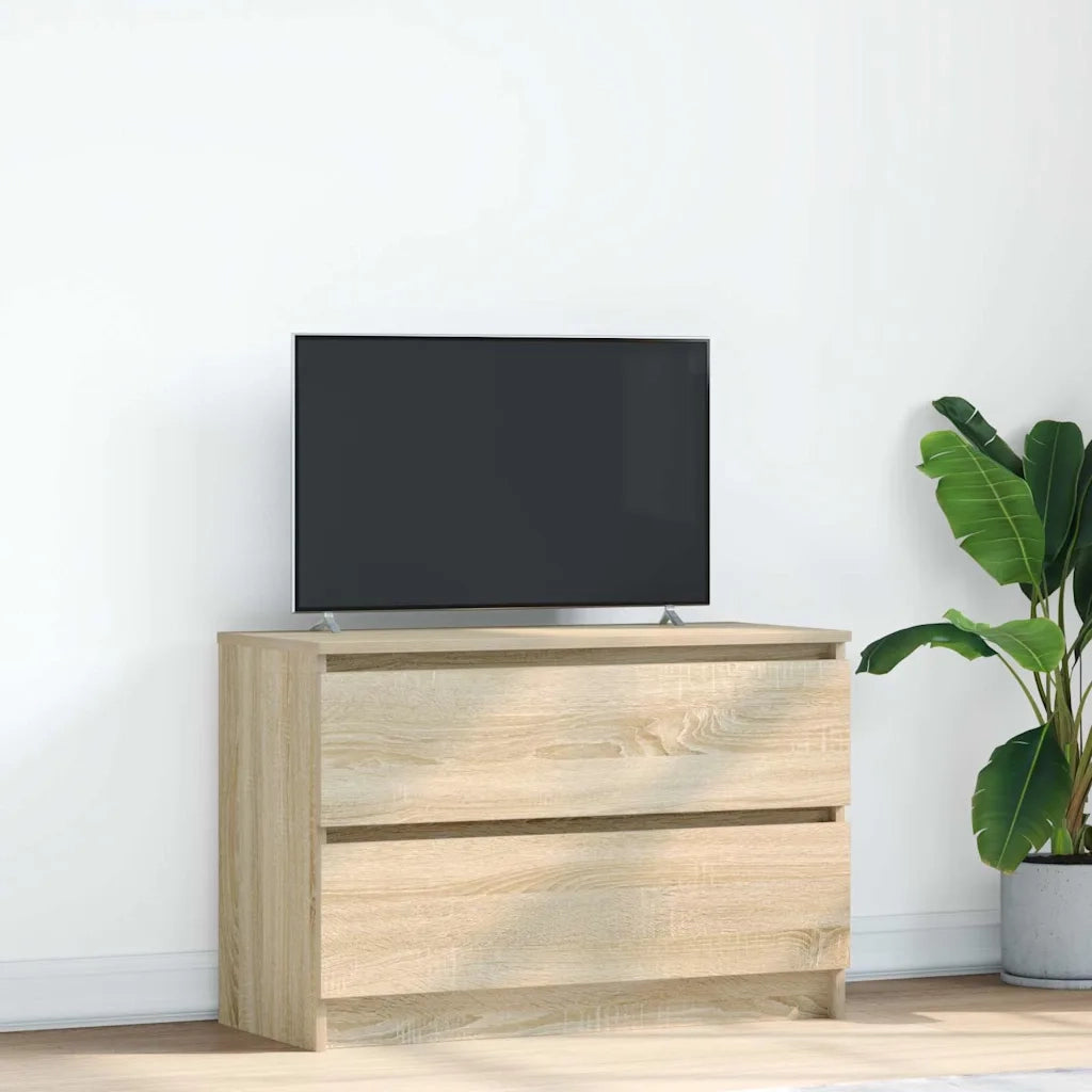 Mobile Porta TV Rovere Sonoma 80x35x54 cm in Legno Multistrato 861789
