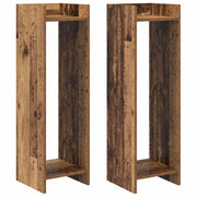 Supporto per piante | Sostegno per piante 2 pz Legno vecchio 30 x 30 x 100 cm