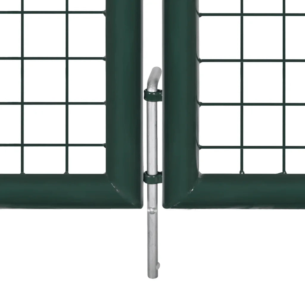 Cancello per Recinzione a doppia Porta 300x150 cm in Acciaio verniciato a Polvere 142025