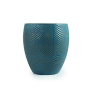 VASO DA FIORI Ø46 cm H53 cm Ceramica turchese