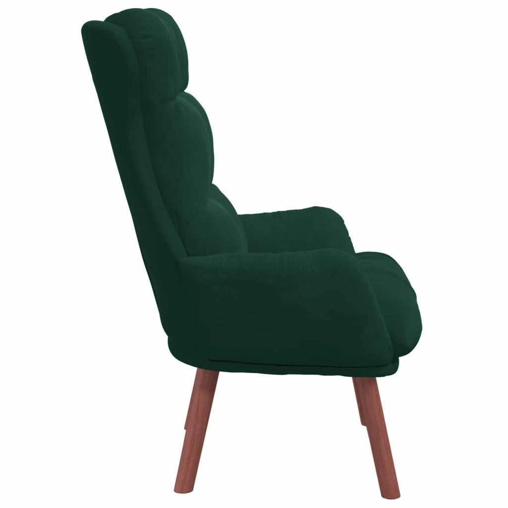 Divano Sedia-Poltrona Verde Scuro 69 x 74 x 93 cm Velluto 838344