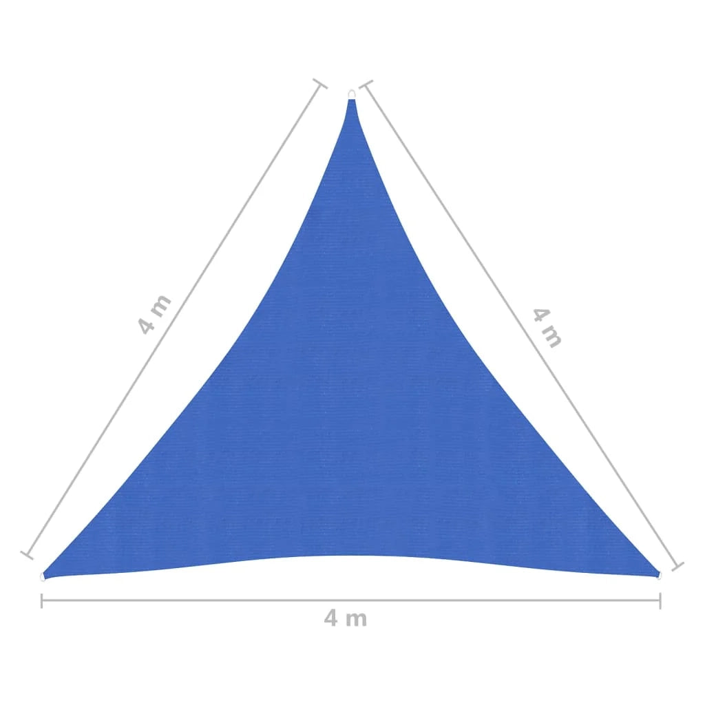 Vela in tessuto per ombrellone 160 g/m² HDPE 4 x 4 x 4 m blu 02_0009062