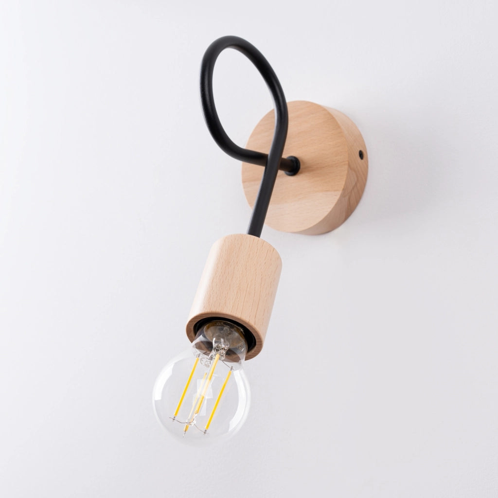 Lampada da parete EMBER schwarz