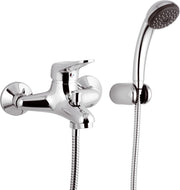Miscelatore vasca remer con doccino e flessibile - serie kiss