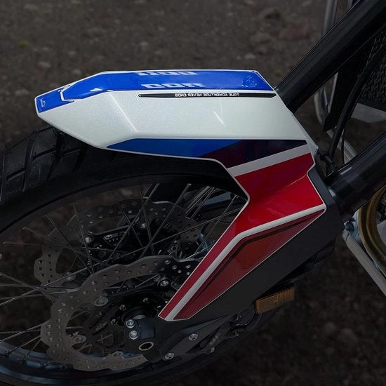 Sticker 3D per Honda Africa Twin CRF 1100 L 2022-2023 - Protezione Fendinebbia Anteriore - Resistenti ai Solleticolli e alle Scalfature - Sticker in Resina