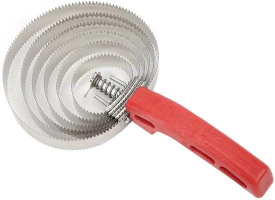 Set di pennelli per pulire il cavallo in acciaio inossidabile - Ergonomico - Pennelli con lato rovesciabile - Duraturo e resistente
