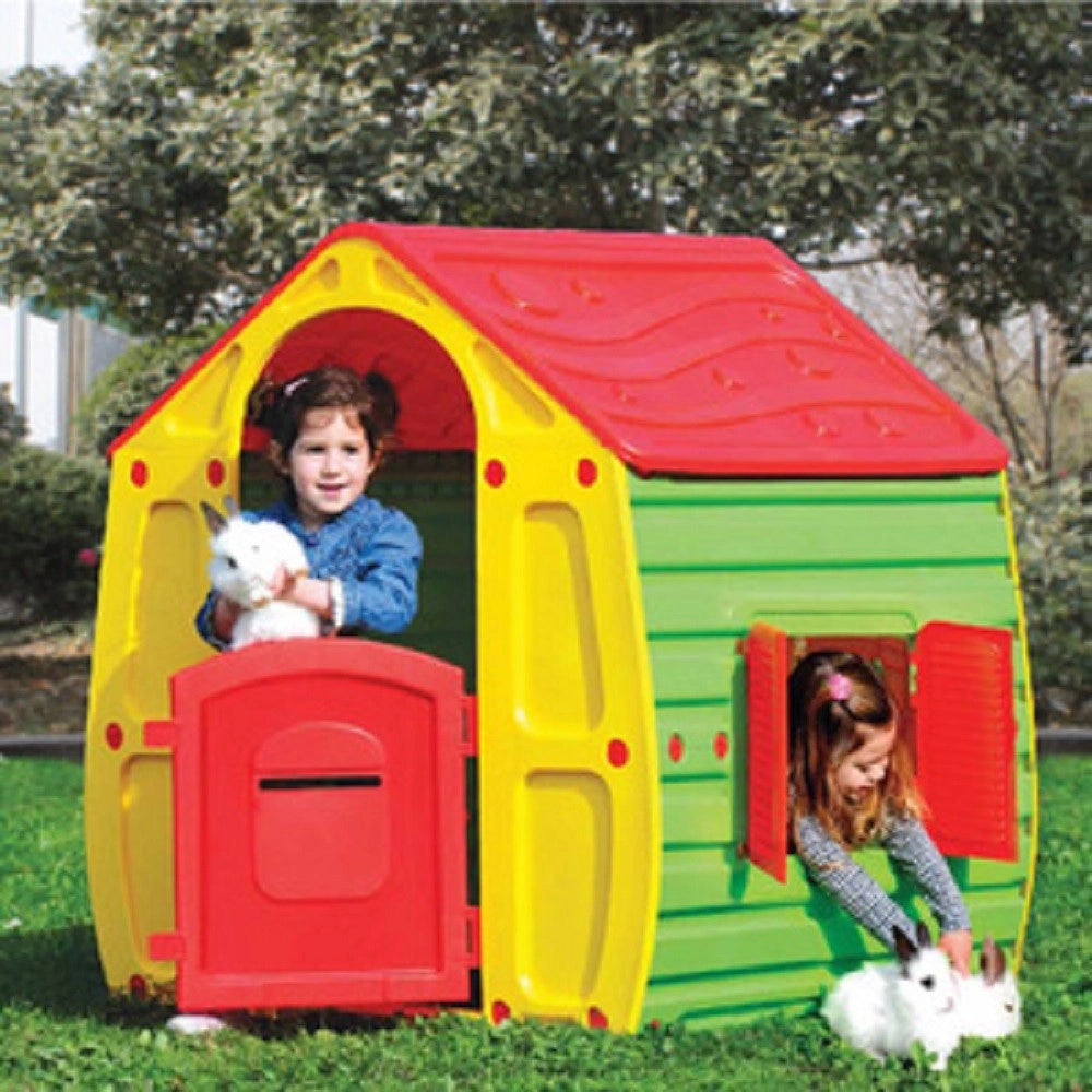 CASETTA CASINA RESINA PER BAMBINI CM.102X90X109H ARREDO GIOCO GIARDINO