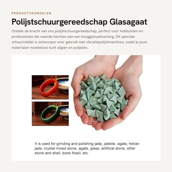 Kit di pulizia a alta lucidità - Accessorio di abrasione - Media di abrasione - Macchina di levigatura - 460g di materiale abrasivo