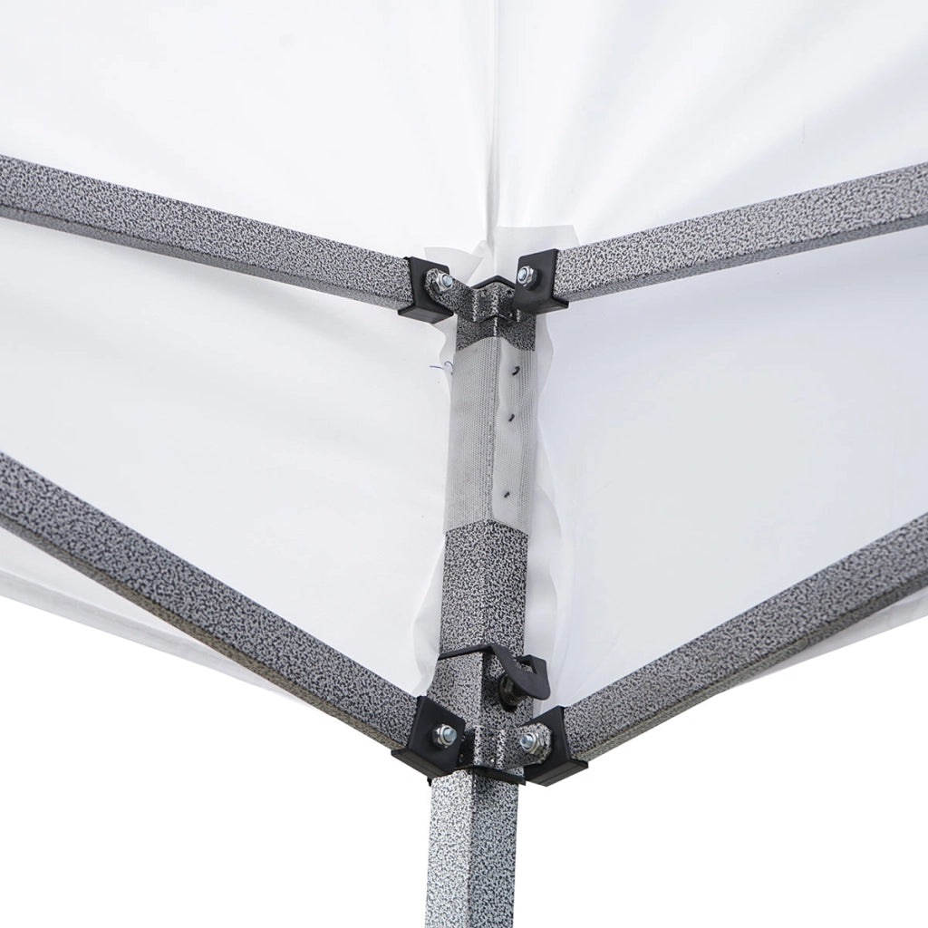Gazebo bianco 2.5x2.5 m, altezza regolabile, pieghevole Breckner Germany