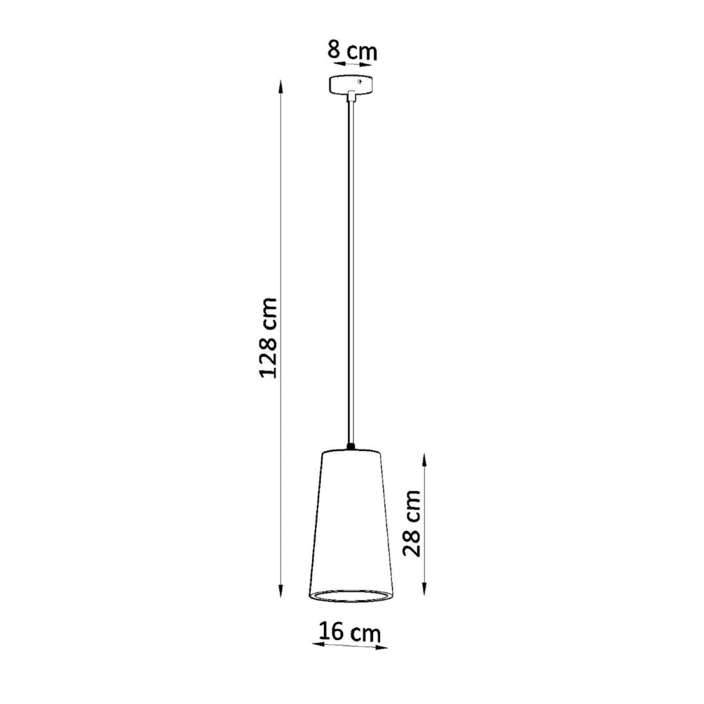 Lampada a sospensione HAVANA bianca ceramica Pure Lume GU10