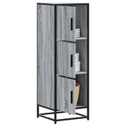 Credenza Grigio Sonoma Legno Multistrato Metallo 849067
