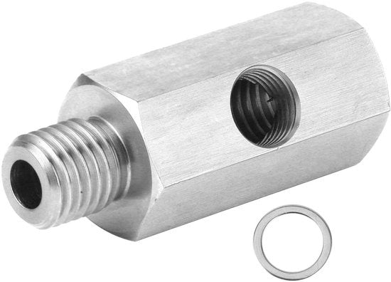 Adattatore di Sensore di Pressione dell'Olio Turbo - Staal - 1/8 NPT a M12x1.5 - Pezzo di Ricambio - Precisione - Automobilistico - Applicazione Universale