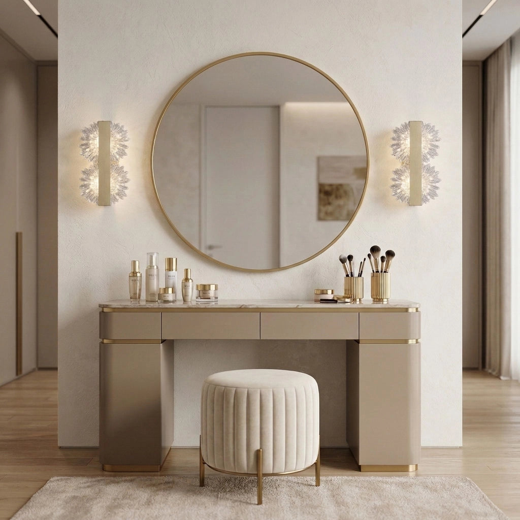Applique Da Parete Led G147-2w Gold Brush