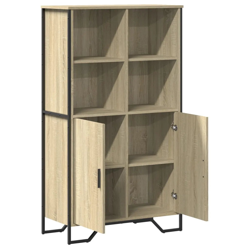 Credenza Rovere Sonoma 79,5x35,5x137,5 cm in Legno Multistrato 3295308