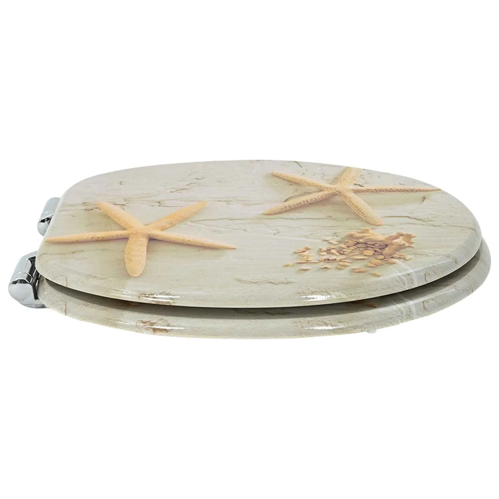 Sedile per toilette con chiusura morbida 2 pz Giallo e Bianco CFW5655364