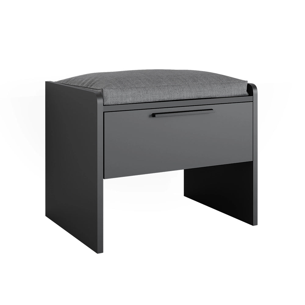 Vicco Panca da pranzo per la sala da pranzo Antracite 53.5 x 41.1 cm con 1 cassetto