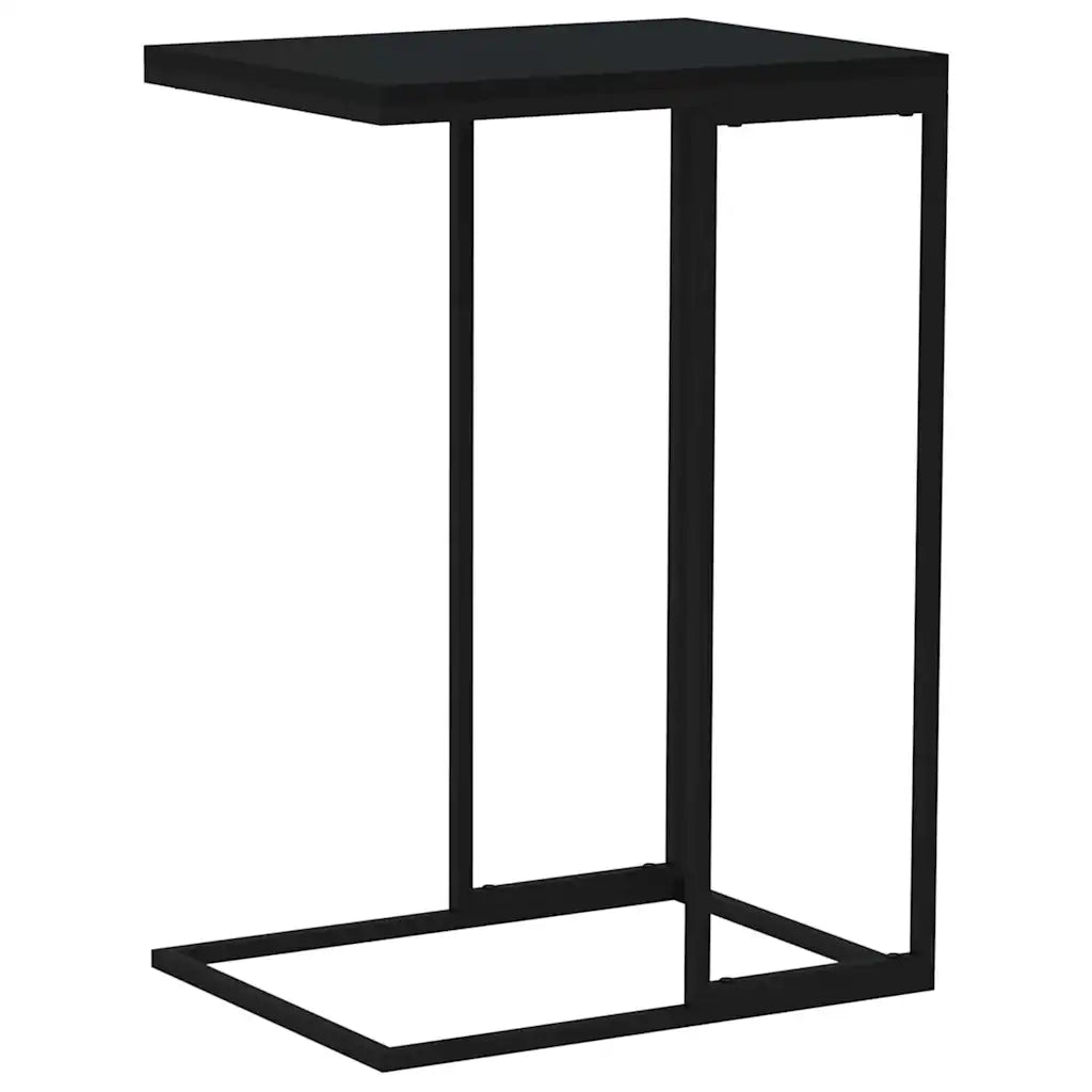 Tavolino da Salotto Nero 40x30x59 cm in Legno Multistrato 336130