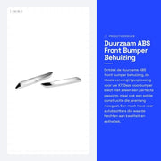 Bumper in plastica ABS resistente e duratura - Sostituzione paraurti per X7 - Leggero - Resistente ai shock - Protettivo - Codice OE 9688244477