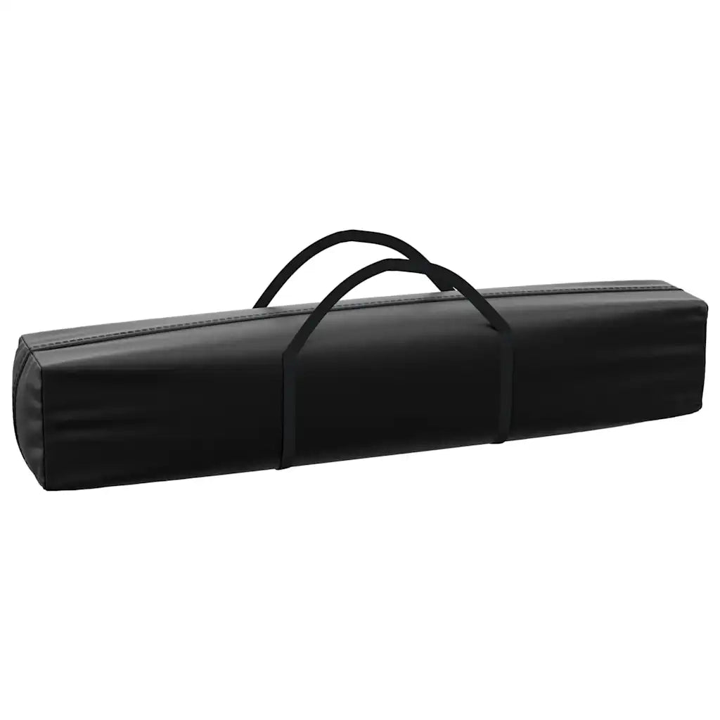 Tenda per Feste Pieghevole con Pareti Laterali Nero 3x6 m 93546