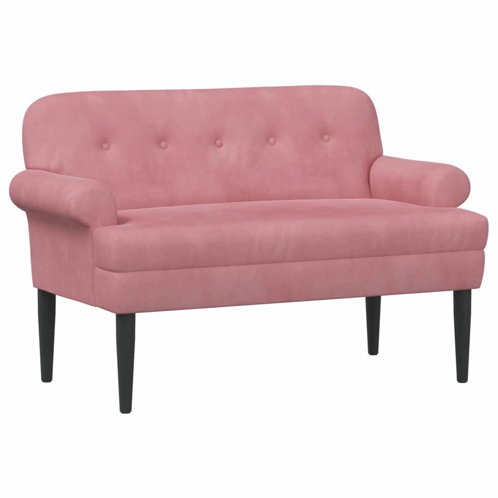 Loveseat con bottoni imbottiti Rosa 120 x 66 x 78 cm 42041832