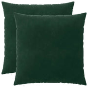 Cuscino con cuscino HEERLEN 2 pz Verde Scuro Velluto 928514