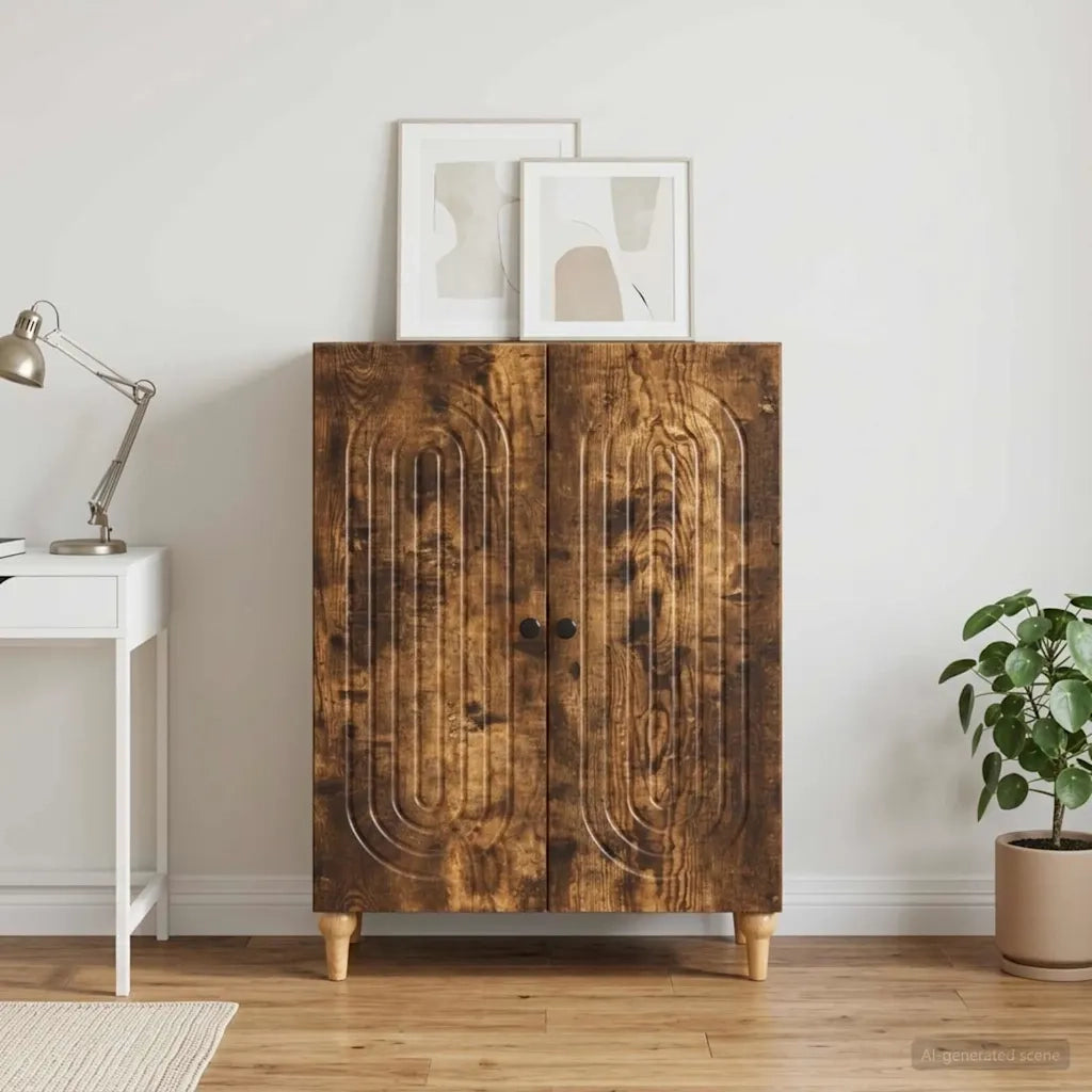 Credenza Rovere Fumo 66 x 34,5 x 90 cm Legno ingegnerizzato 894130