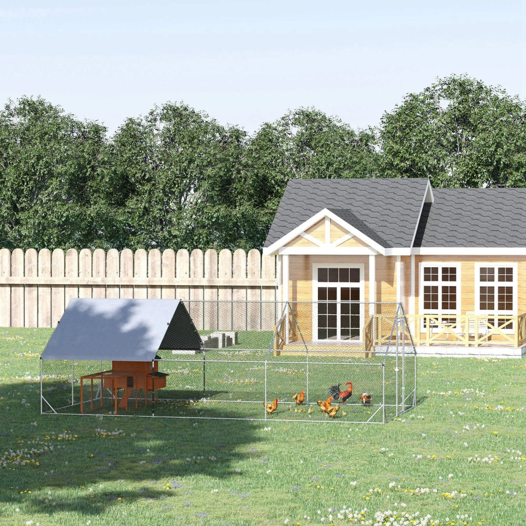 Pollame per giardino con recinto e tettoia ¨C zephmum ¨C 3x2x2 m