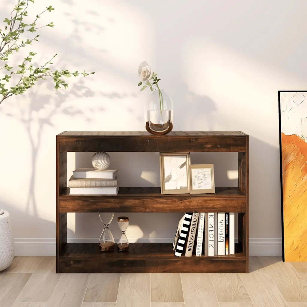 Libreria/Divisorio Rovere Fumo 100x30x72 cm 813629