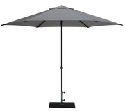 Ombrellone da Giardino Ø3 m Palo Ø38 mm in Alluminio Tessuto Olefin Trend Grigio