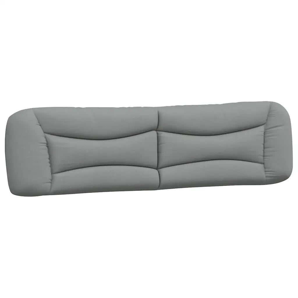 Letto matrimoniale | Letto per adulti | Giroletto senza Materasso Hvar Grigio Chiaro 200x200 cm Tessuto