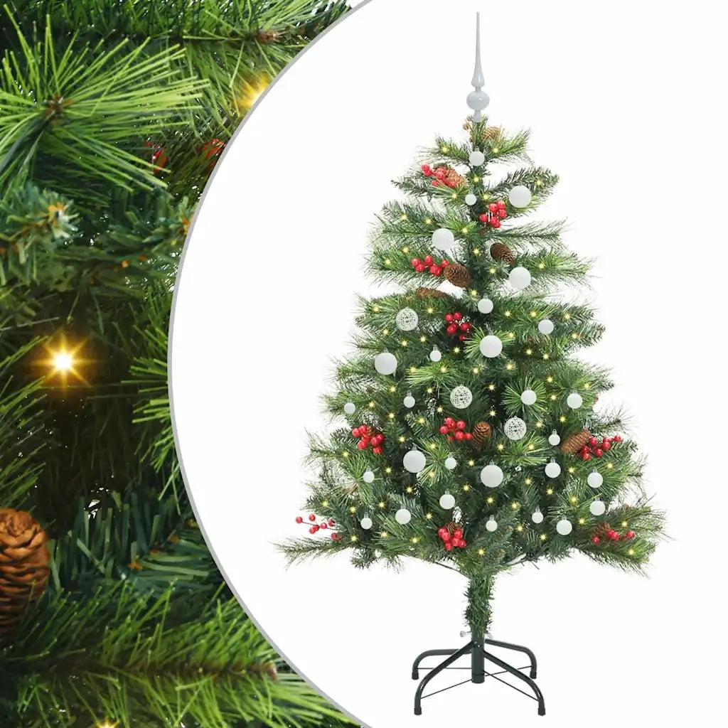 Albero di Natale artificiale Verde 150 cm PVC e Metallo 3395128