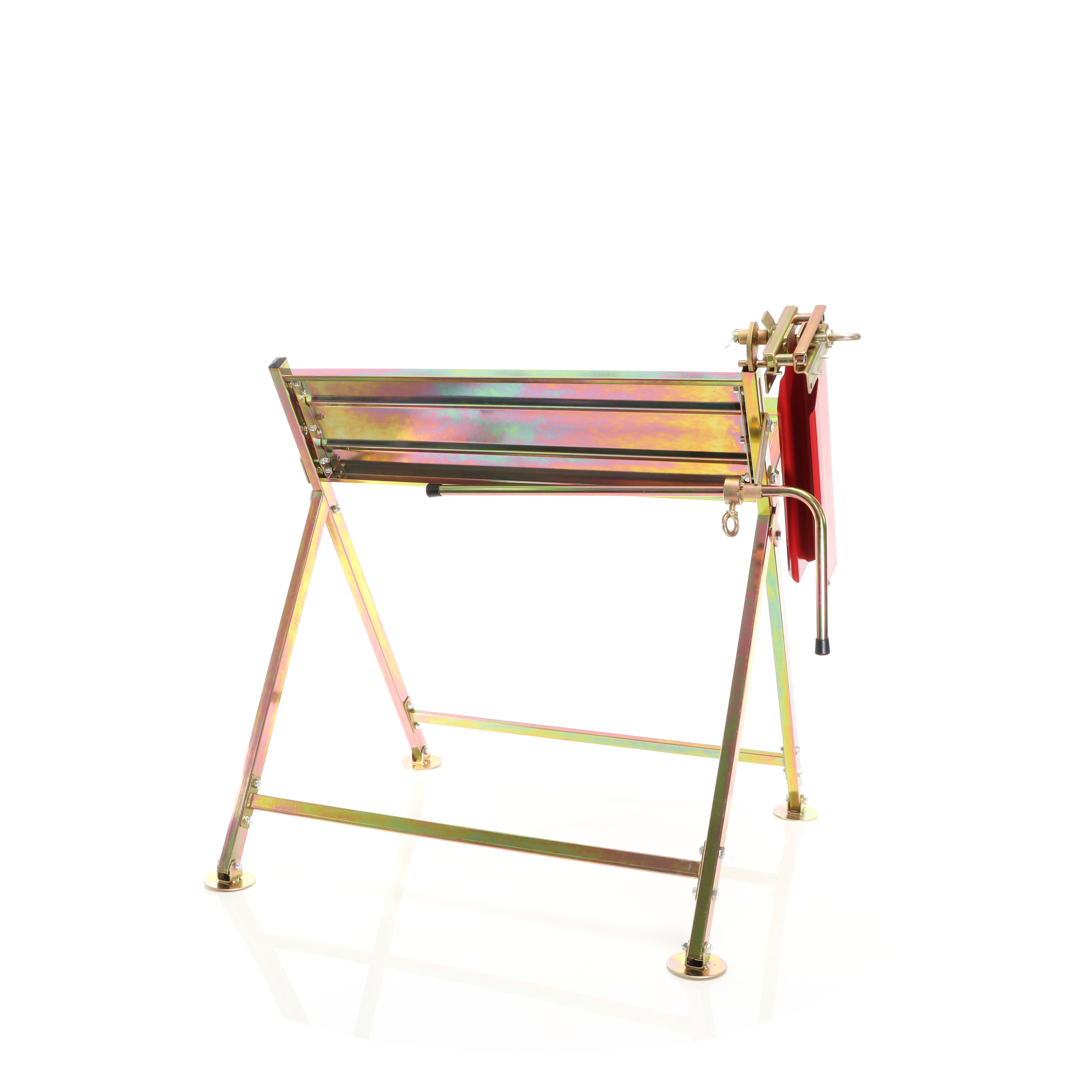 Cavalletto taglialegna per motosega pieghevole con guida copribarra