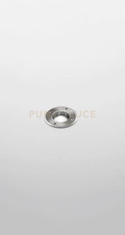 FLOOR ROUND SEGNAPASSO D.11CM ATTACCO GU10 IP67 CROMO IN ACCIAO E ALLUMINIO