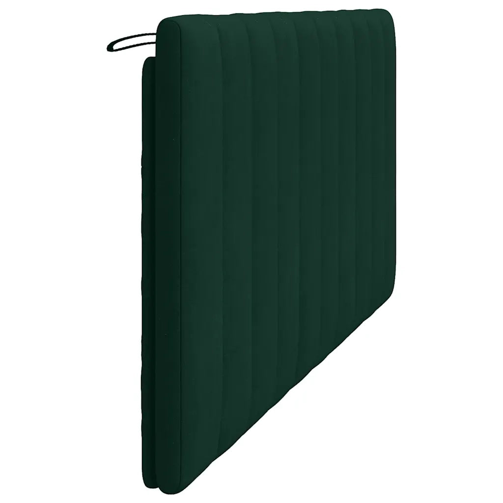 Cuscino Testiera Hanko Verde Scuro 180 cm in Velluto CFW1802986