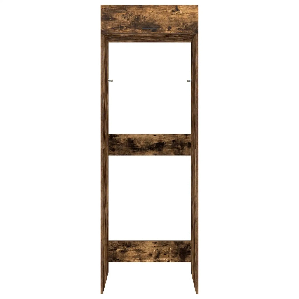 Mobiletto per lavatrice Rovere fumé 67,5 x 68 x 200 cm