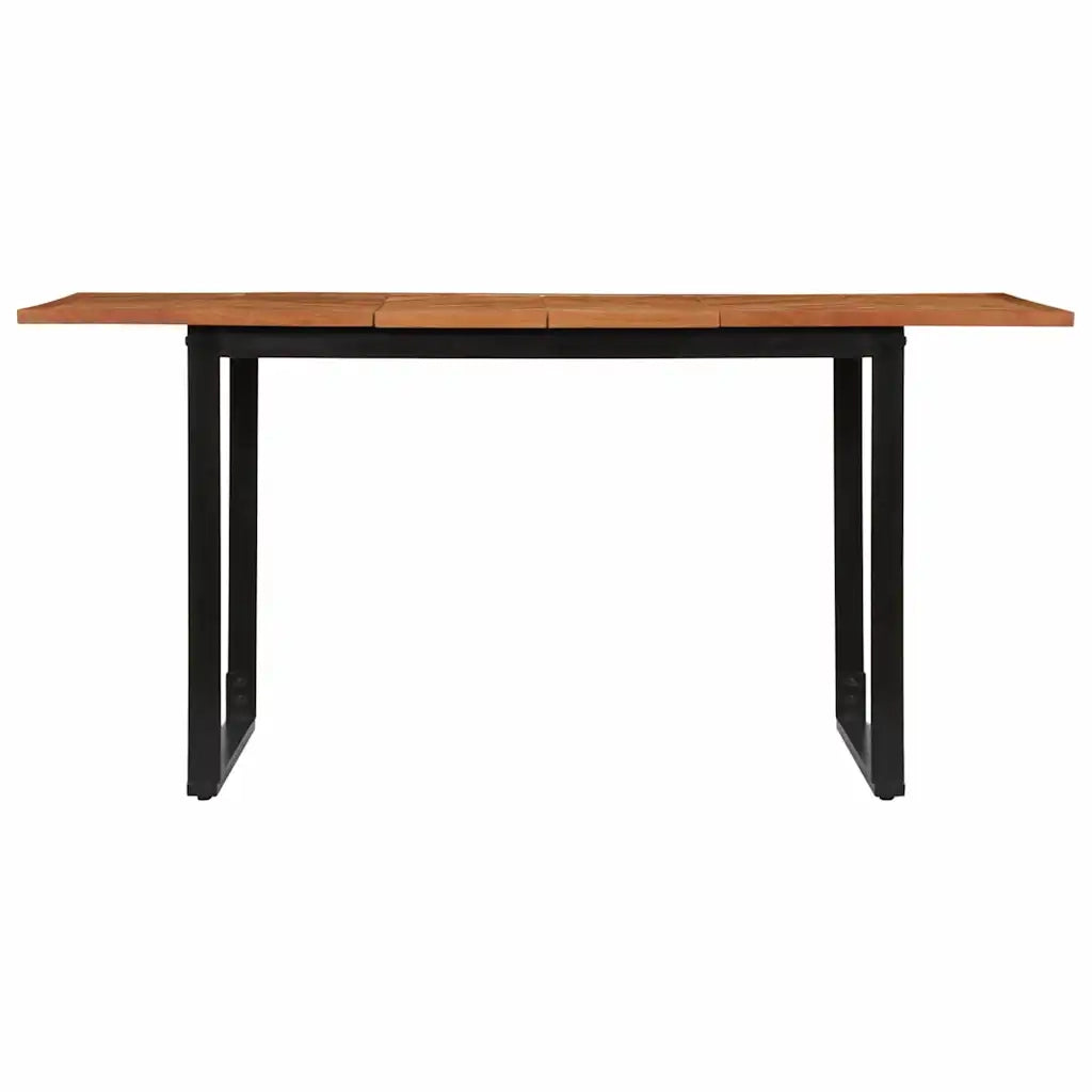 vidaXL Tavolo da Pranzo 160x80x75 cm in Legno Massello di Acacia
