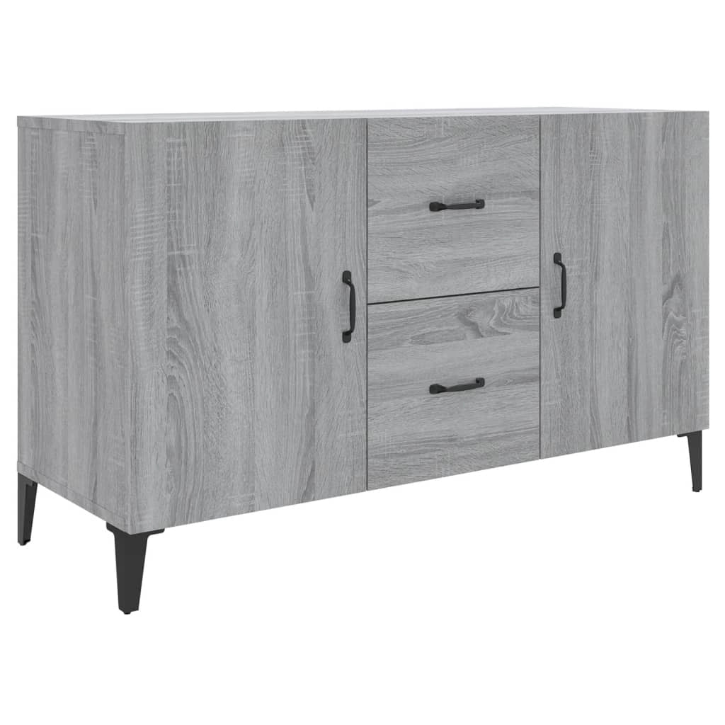 Buffet credenza cassettiera armadio mobile contenitore organizer cucina soggiorno salotto Sonoma 100 x 36 x 60 cm legno ingegnerizzato grigio 02_0036258