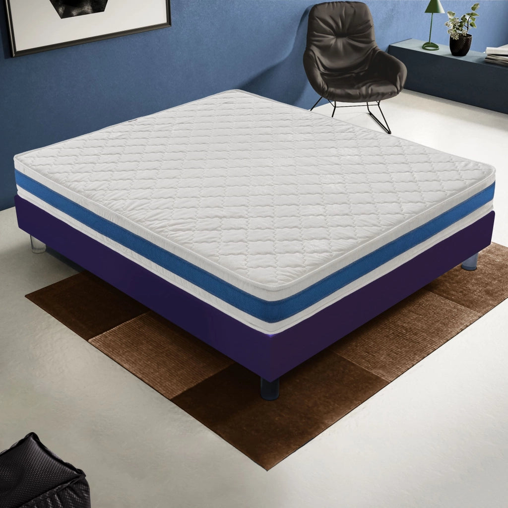 Materasso Matrimoniale 200x200 in Waterfoam - Ortopedico - reversibile - 11 zone di comfort  H2
