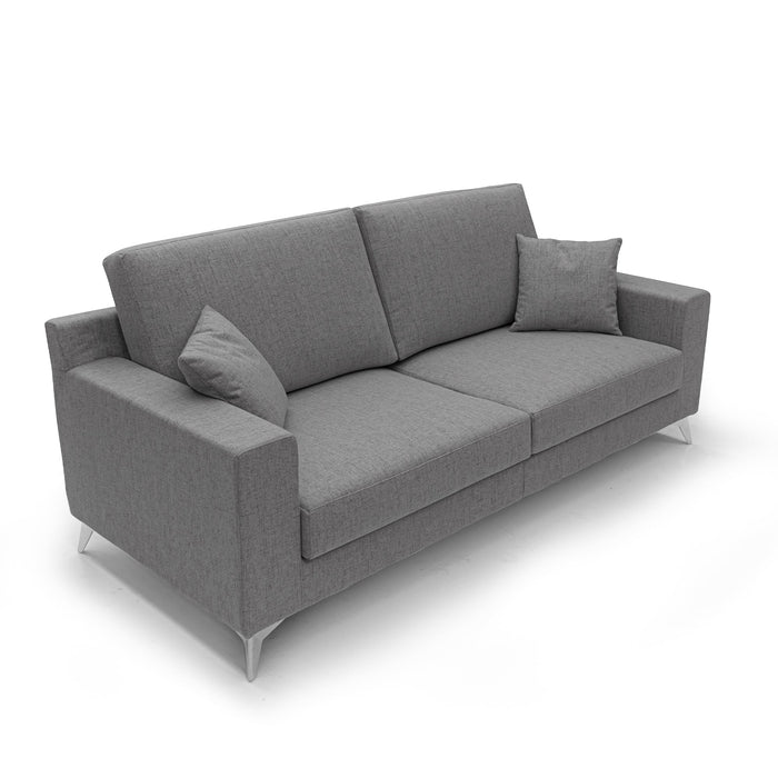 Michael Divano in tessuto impermeabile antimacchia T03 166 cm grigio