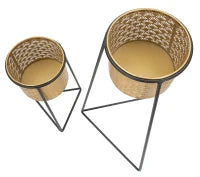 Vasi Coppia Glax Cm Ø 43X36X70-27X23X45