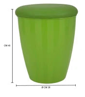 Sgabello Contenitore Easy Verde Cm Ø 38X45