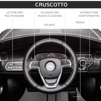 Easycomfort Macchina Elettrica Jeep per Bambini 12V, Guida Manuale e con Telecomando Velocità 0-3km/h, 114x76x58cm, Nero