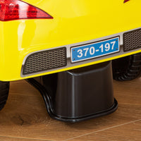 Easycomfort Macchina Giocattolo per Bambini Cavalcabile con Volante, Musiche e Fari, Età 18-36 Mesi, 63.5x28x36cm, Giallo
