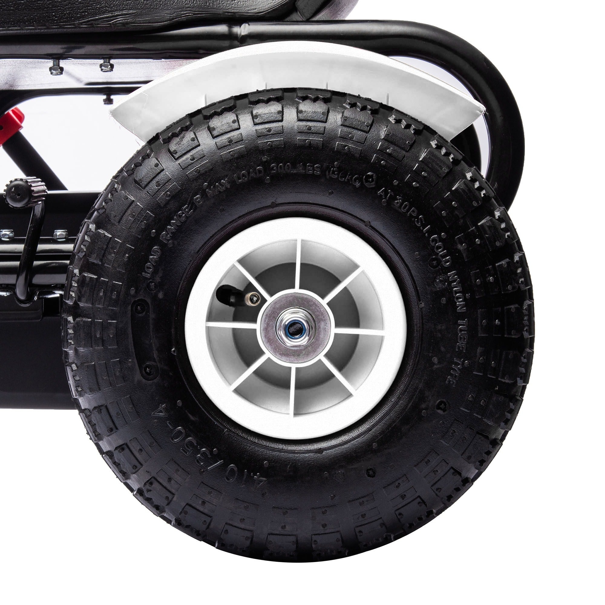 Easycomfort Go Kart a Pedali per Bambini 5-12 Anni in Plastica e Metallo con Sedile Regolabile e Freno a Mano, 121x58x61 cm