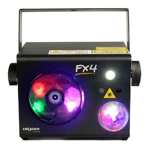 Effetti luce disc jockey algam lighting 18700163 fx4 black