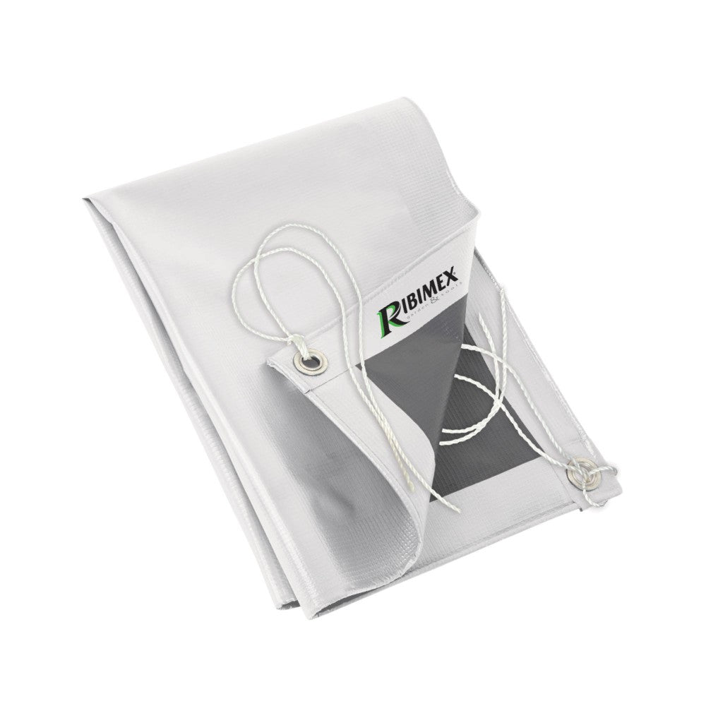 Telone Copertura 100% PVC Impermeabile 2X3 mt Occhiellato Bianco - PRB30002X03