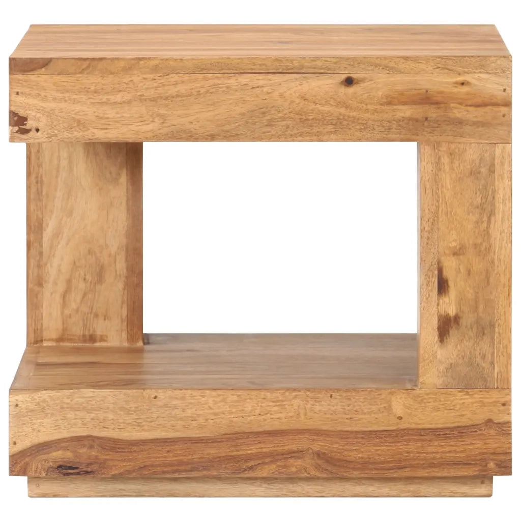 Tavolo da Salotto 45x45x40 cm in Legno Massello di Acacia 320200