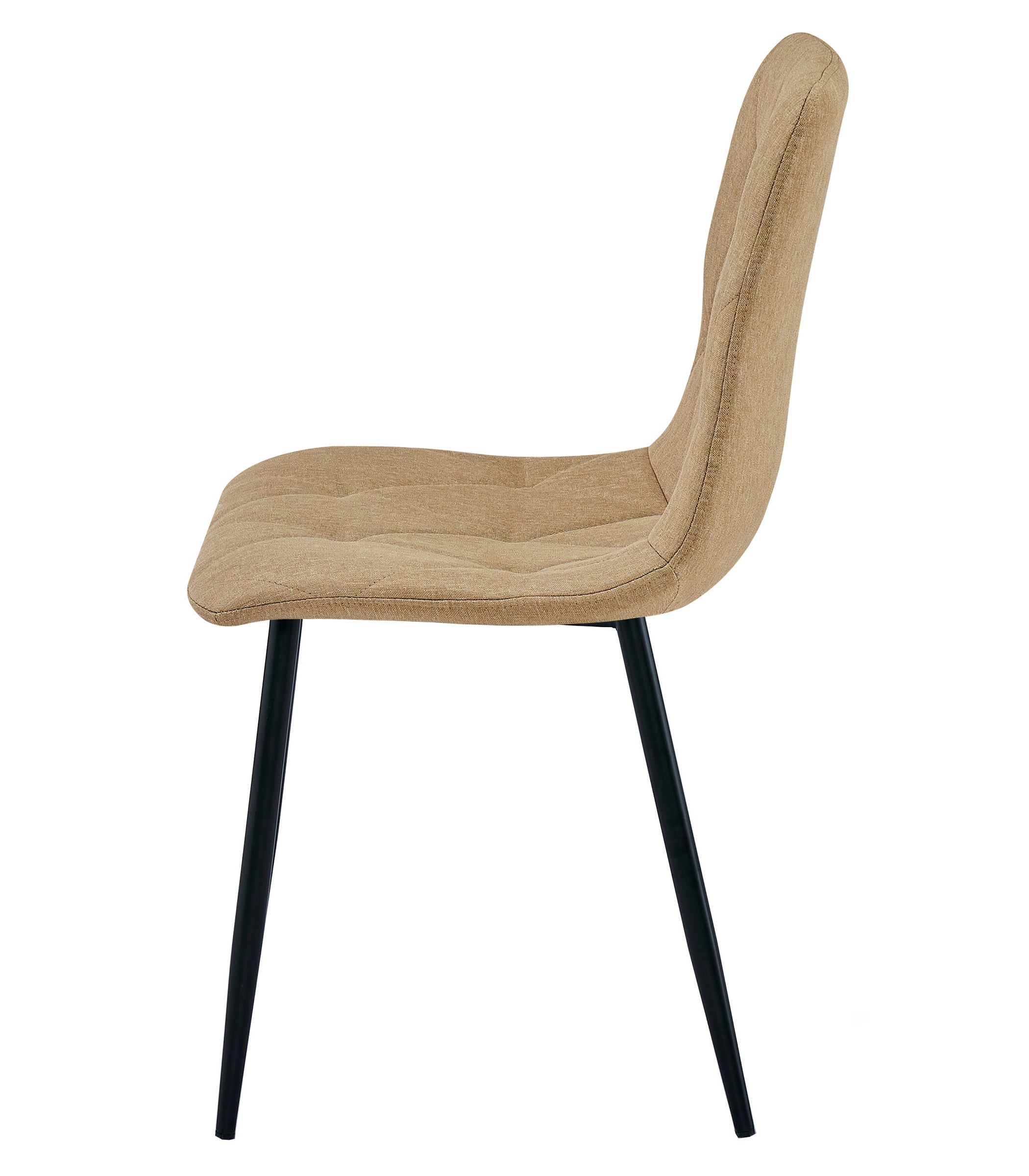 Sedia imbottita VALORA TYRA - Elegante marrone per soggiorno, cucina x 3