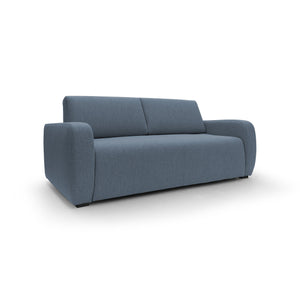 Duna Divano letto matrimoniale con materasso 20 cm in tessuto impermeabile T03 195 cm (mat. 140x197) blu